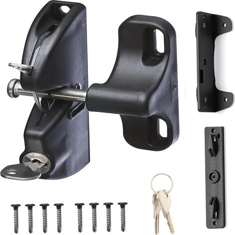 Serrure de porte Double face loquet de porte (1/5)