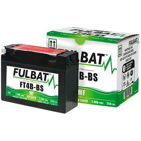 Batería Fullbat FUL MF - FT4B-BS / YT4B-BS (seca, sin mantenimiento, ácido incluido)