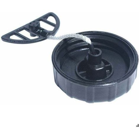 Bouchon Reservoir Carburant - Compatible Stihl Ms170 Ms180 017 018 - Lot De 2 - Plastique Noir - Ref 11303500500 (1/4)