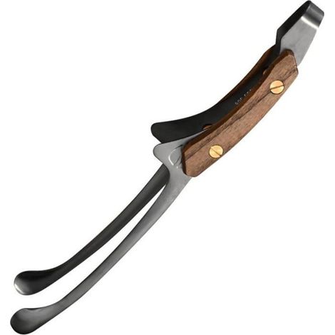 Pince à barbecue japonaise en acier inoxydable résistante à la chaleur, antidérapante et autostable, idéale pour gril, plancha ou (1/4)