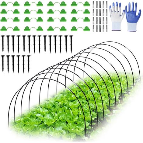 Arches for Greenhouse Garden Rims for Greenhouse Raised Bed with Arches Tunnel of 30 Pieces (1/5)