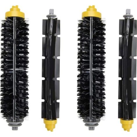 Cabeza De Cepillo Rotatorio - Compatible Con Robot Aspirador Serie 600 - Modelos 610 620 630 650 680 - Doble Cepillo En Policarbonato - Paquete De 2 (1/5)