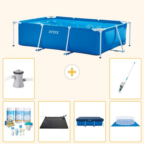 Intex Piscine Tubulaire Rectangulaire - 260x160x65 cm - 7-pièces S20023 (1/5)