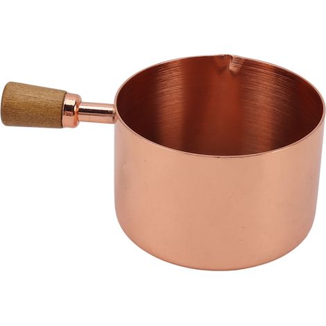 Coupe à sauce professionnelle en acier inoxydable 304 avec poignée, idéale pour la cuisine, les banquets et les pique-niques, couleur or rose, 250 ml (1/5)