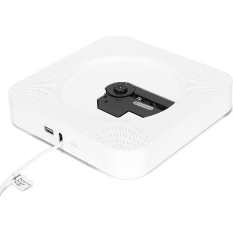 Lecteur CD mural KC809 avec Bluetooth, écran LED et télécommande portable