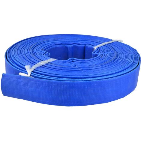 Garronda Tuyau de Refoulement 1" Ø 25mm de 20 m d'Arrosage en PVC Bleu (1/2)