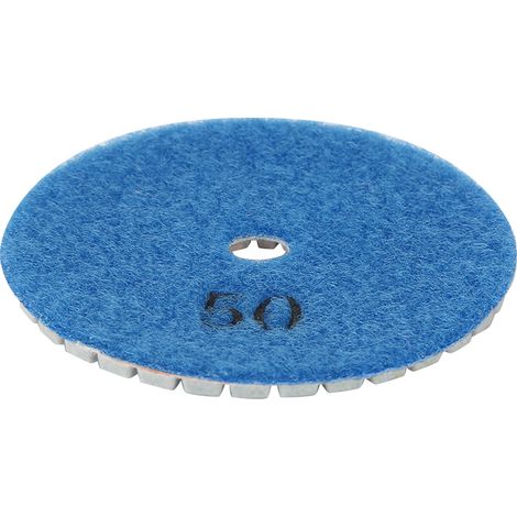 Disque de polissage diamanté rond de 3 pouces pour granit et marbre, outil de polissage humide (50) (1/5)