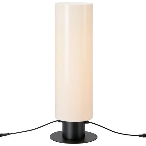 Markslojd GARDEN Lampe de table cylindres 70cm 12W blanc, IP44 (1/3)