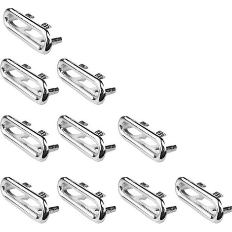 Sink Overflow Ring, Kitchen Sink Decoration, Overflow Ring, Silver Overflow Hole, Round Hole Overflow Cover (10 Pieces Oval Rings)