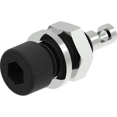 Electro PJP 224-M5-C-CD1-N Fiche femelle de laboratoire Ø de la broche: 2 mm noir 1 pc(s) (1/2)