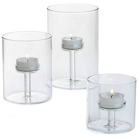 Ensemble de 3 ornements décoratifs en verre pour la maison, la table, les fêtes et la décoration saisonnière des pièces.-AquaForge (1/5)