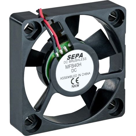 SEPA MFB40H12L-003 Axiallüfter 12 V/DC 7.08 m³/h (L x B x H) 40 x 40 x 10 mm