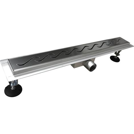 Edelstahl Bad Duschrinne Yukon Ablaufrinne Bodenablauf 90cm Dusche Ablauf (1/3)