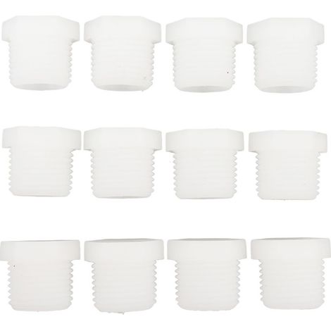 Bouchon de Vidange pour Chauffe-Eau RV, Filetage de 1/2 Pouces, Bouchon de Vidange en Plastique de Longue Durée pour Chauffe-Eau Atwood. (1/5)