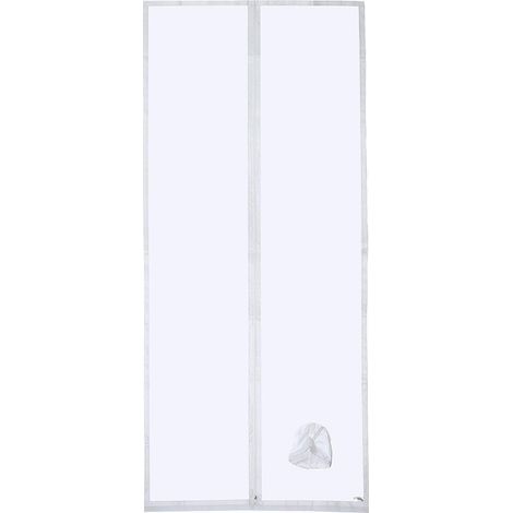 (90 x 210 cm) Joint de porte pour climatiseur portable avec rallonge de conduit cousue et fermeture éclair (1/5)