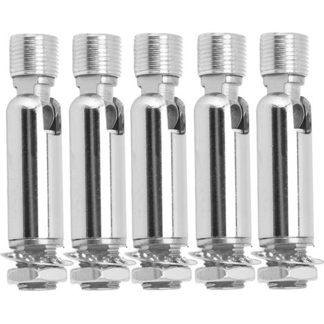 Lot de 5 adaptateurs M10 pour plafond incliné, compatibles avec les suspensions de plafonniers, lustres et autres luminaires sur rail. Accessoires de suspension M10 avec joint de direction à engrenage (1/5)