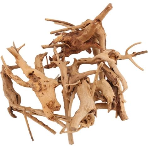 Mini Bois Flotté pour Aquarium Branches en Naturel DéCorations D'Aquarium Reptiles Tronc D'Arbre Assorti (10 Pack)