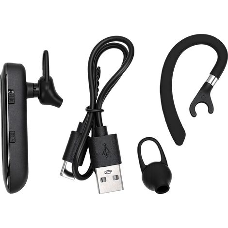 Casque Bluetooth avec micro antibruit 5.1, écouteur sans fil pour téléphones portables de travail et ordinateurs (1/5)