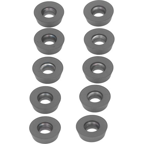 10Pcs Plaquettes de Fraisage Carbure RDMW1604MOE-P, Revêtement Noir, Inserts de Tournage pour Métal (1/5)