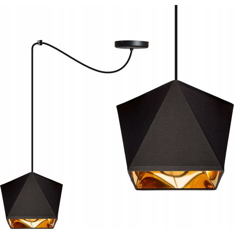 Lampadario a sospensione a forma di ragno dorato da soffitto
