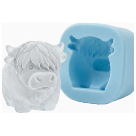 2026 Neue Mini-Eiswürfelform mit Hochlandrind-Motiv – Niedliches 3D-Eiswürfel-Accessoire, perfekt für Getränkepartys und als Geschenk. (1/3)