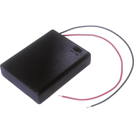 Batteriefach Typ 4x AAA 4x 1,5V Abdeckung und Schalter