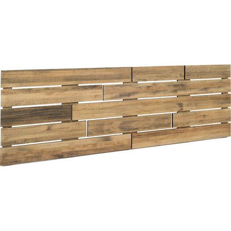 Cabecero Pallet ECO 181x60cm en madera maciza de pino acabado vintage estilo industrial Box Furniture (1/5)