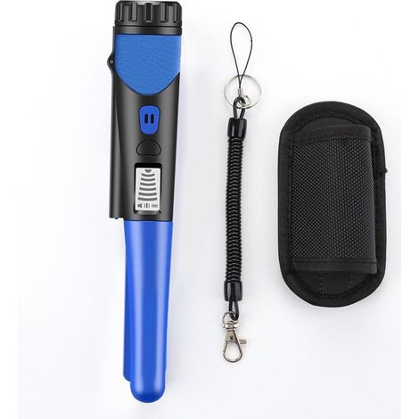 Détecteur de métaux étanche portable avec vibreur et alarme sonore, chercheur d'or robuste pour adultes et enfants, idéal pour l'exploration extérieure