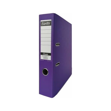 Raccoglitore Bantex Budget Classic da 7,5 cm, colore viola.