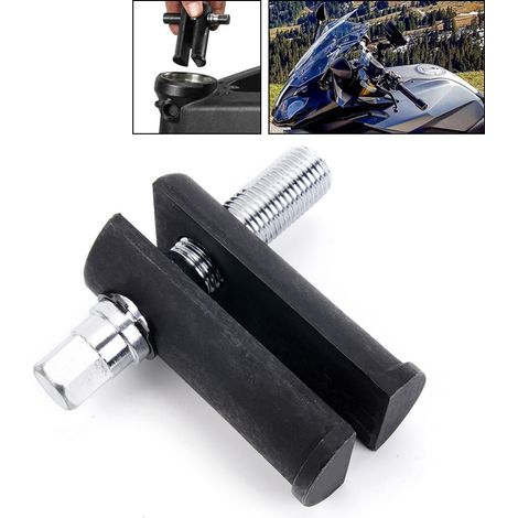 Motorcycle steering rod bearing removal tool suitable for 1-1/8 inch to 2-5/8 inch inner diameter seats (1/4)