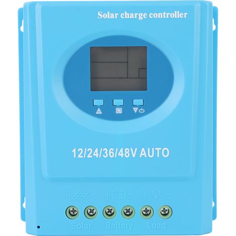 Ortviai Contrôleur de charge solaire MPPT 100 A pour batteries 12 V / 24 V / 36 V / 48 V, compatible LiFePO4, gel et étanches