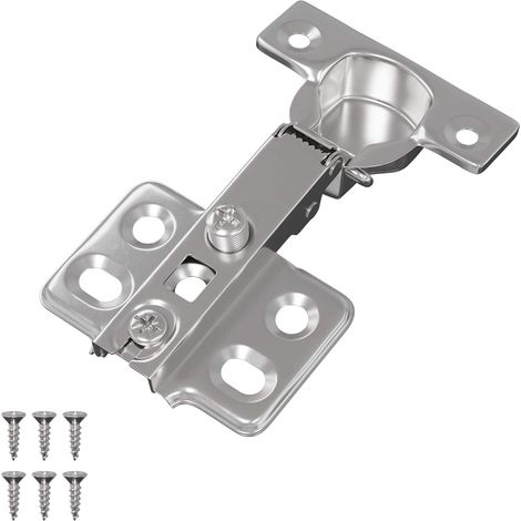 Hinge 12 pcs Nickel 85 x 52.5 x 9.5 mm Iron vidaXL