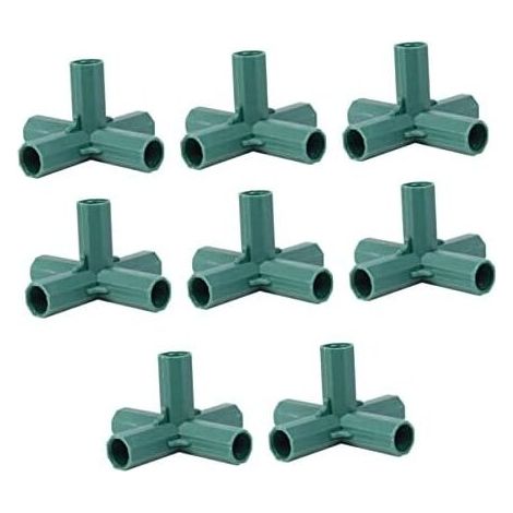8 Stück Tropfschlauchverbinder, Gartenverstärkungsteile, Rohrteile, Gartenverstärkungsrohr, Pedalteile, Möbelzubehör, Säulen-Winkelstütze (1/5)