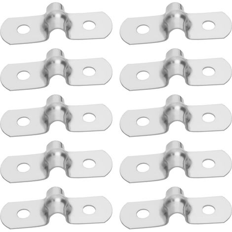 CCYKXA Lot de 50 colliers de serrage M5 en acier inoxydable 304 rigide en forme de U pour tuyau de canalisation fixe (1/5)