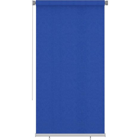 vidaXL Tenda a Rullo per Esterni 125(L)x230(A) cm Blu HDPE