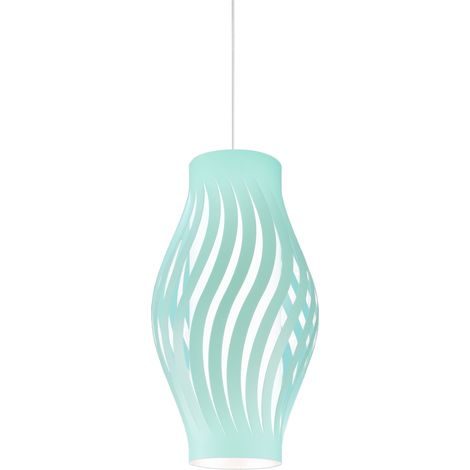 Sospensione Moderna Helios Polilux ® Verde Pastello 1 Luce E27 (1/2)