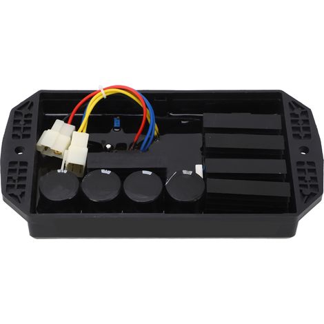 Régulateur de tension automatique pour groupe électrogène à balais 15 kW monophasé, 2 prises, 6 fils (pièces détachées). (1/5)