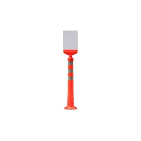 Barrière sécurité RS PRO en Polyuréthane Orange x Haut. 750mm ( Prix pour 1 )