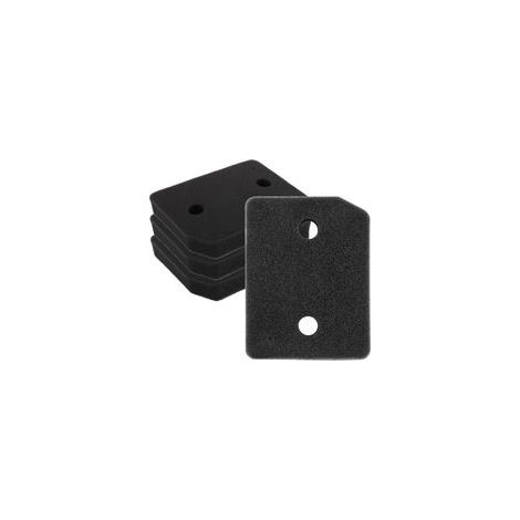 4 Filtre Compatibles avec Miele T1 9164761, Filtre pour Sèche Linge avec Pompe à Chaleur, 207 x 157 x 30 mm, Filtres en Éponge et à Peluches, Remplacement de Filtres pour Sèche-Linge (1/5)