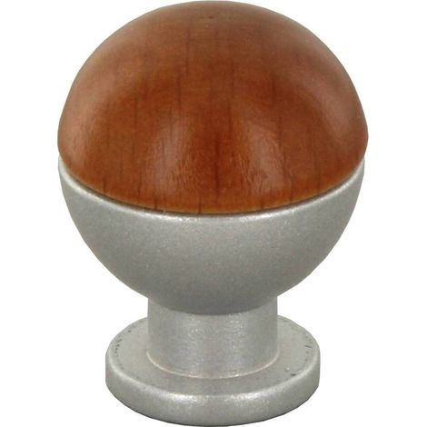 POMOLI IN LEGNO OTTONE 735B MM 18 CILIEGIO PZ 2