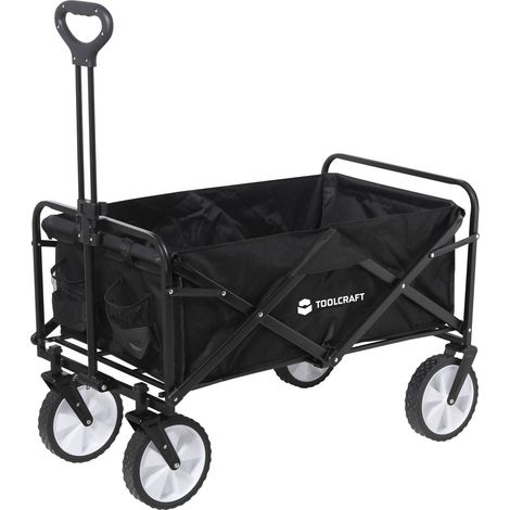 [NEUWERTIG] B-Ware Toolcraft Bollerwagen Handwagen Transportwagen Faltbar Stahl 80 Kg Polypropy330