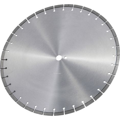 Lame de scie diamantée 350mm, 3 pièces, segment plat 12mm, alésage 25,4mm, coupe béton, carrelage, humide ou sec. (1/5)
