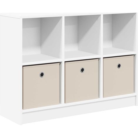 vidaXL Sideboard with Drawer White 88.5 x 27.5 x 63.5 cm