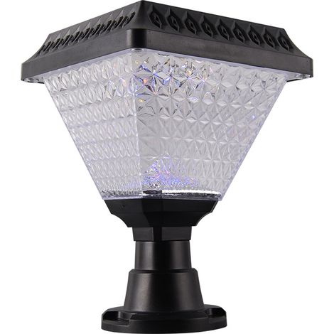 Lampe frontale à colonne solaire, applique murale de porte à télécommande de style chinois pour cour de villa étanche extérieure (1/5)