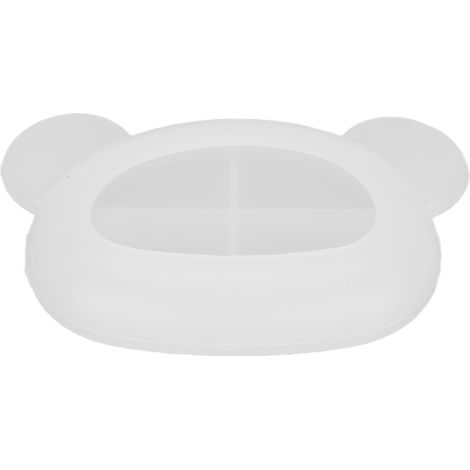 Porte-savon Silicone Moule Tête d'Ours Décoration Maison Moule Résine Forme Irrégulière DIY Rangement Créatif (1/5)