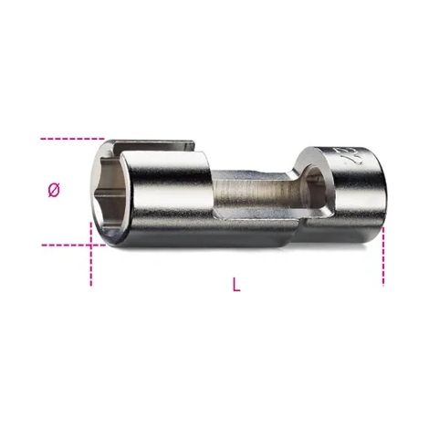 Douille hexagonale pour sonde lambda 1/2 beta 960sl - 22x85
