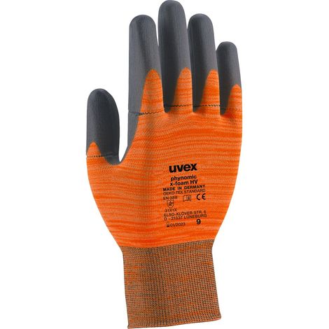 Guanti antinfortunistici Uvex Phynomic X-foam HV 60054 - 6 (xs) - Arancione