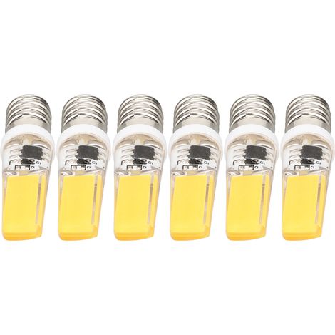 Lot E14 COB ampoule silicone, variateur lumière chaude 220V, 6 pièces pour plafonnier, lustre, applique, lampe de table (1/5)
