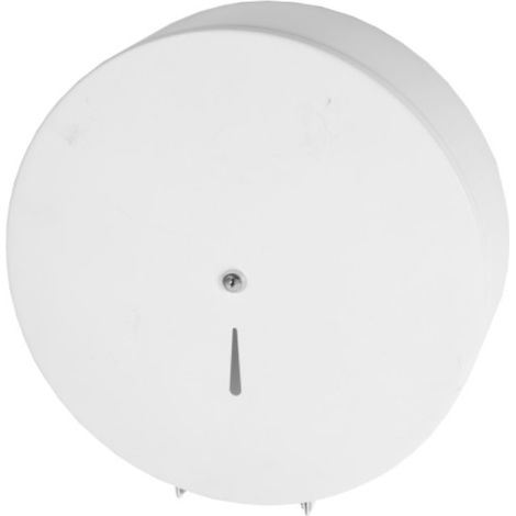 Dérouleur de papier WC en époxy blanc mat rond 220mm - AKW - 23614WH (1/2)