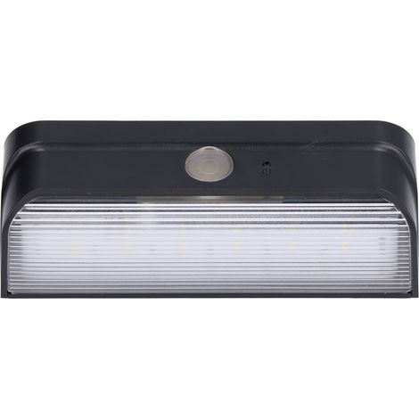 Applique murale LED solaire à capteur de luminosité, économie d'énergie, étanche IP65, résistante à l'humidité, installation facile, éclairage extérieur (1/5)